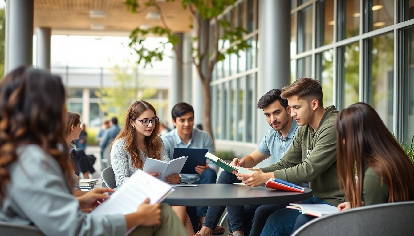 Campus and scholarly atmosphere in Berlin